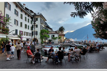 Delicious little harbour at Limone sul Garda