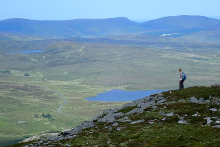 Benbulbin Comté Sligo au Fond