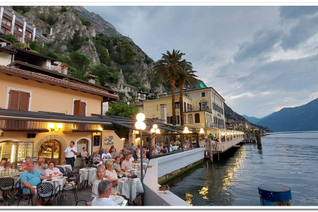 Romantic dining at Limone sul Garda