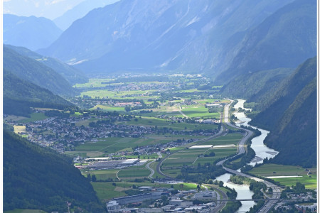 The Inn valley from Mosern