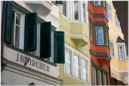 Colourful and well preserved architecture in old town