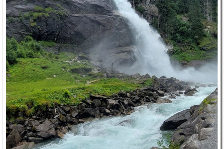 Base of the Krimml Waterfall